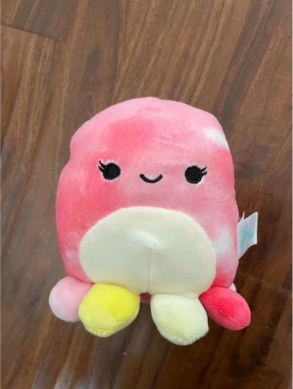 5" Orzella the Octopus Squishmallow Plush Orange Pink Sealife Squad Exclusive